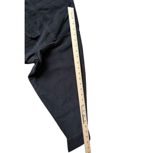 NWOT Aerie Offline Corduroy Quarter Zip Shacket size XL Black - Picture 7 of 11